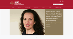 Desktop Screenshot of icuf.ie